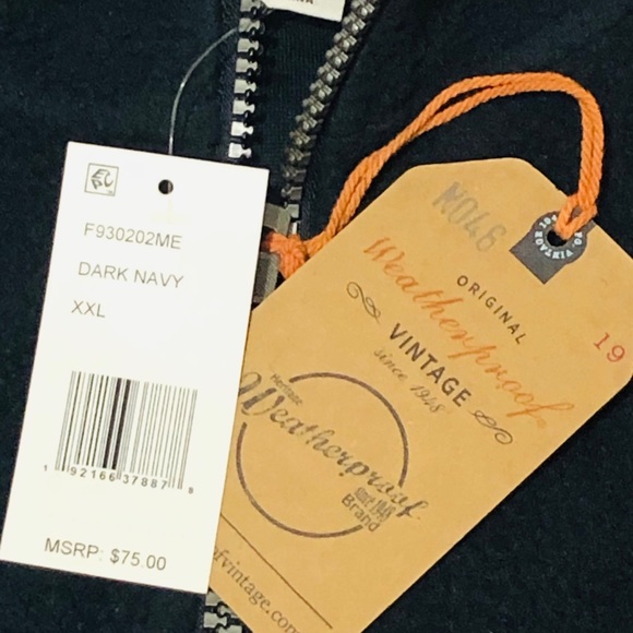 Weatherproof Vintage Men's Pebble Fleece Vest - Picture 7 of 7